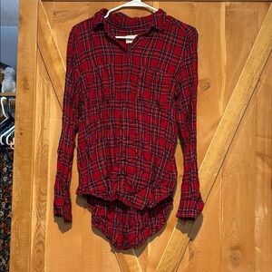 Women’s Plaid Button Down